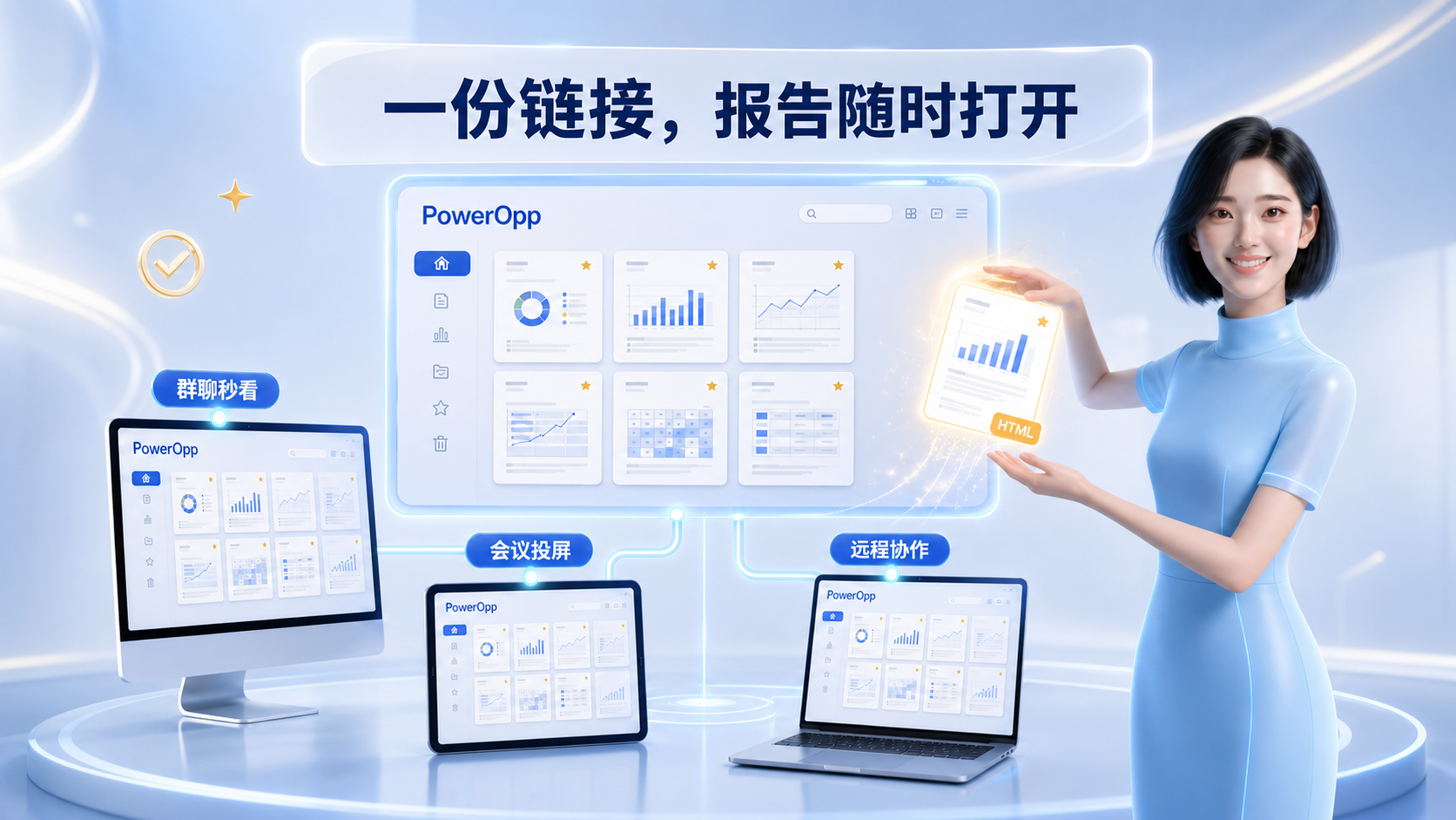 一份链接支持群聊秒看、会议投屏和远程协作